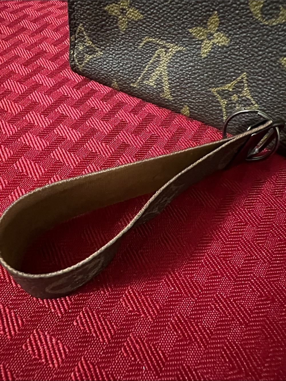 Monogram Canvas Key Chain - Picture 6 of 6